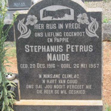 NAUDE Stephanus Petrus 1916-1957