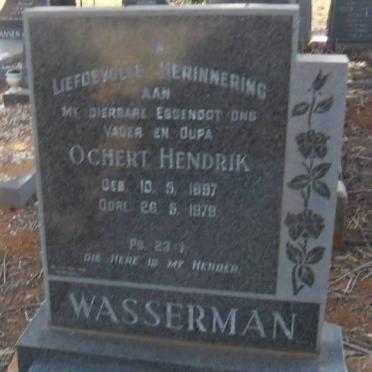 WASSERMAN Ochert Hendrik 1897-1979