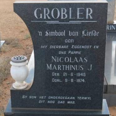 GROBLER Nicolaas Marthinus J. 1945-1974