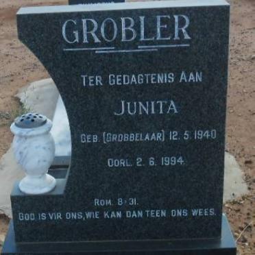 GROBLER Junita nee GROBBELAAR 1940-1994