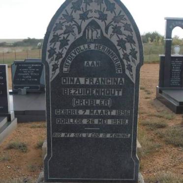 BEZUIDENHOUT Dina Francina nee GROBLER 1896-1938