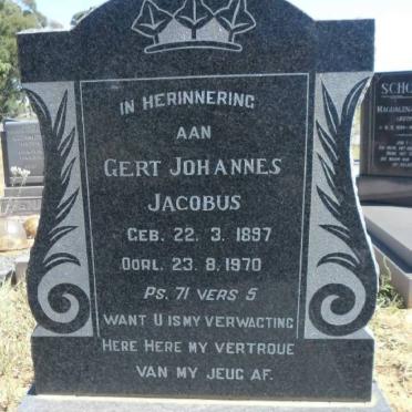BOTHA Gert Johannes Jacobus 1897-1970