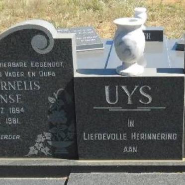 UYS Cornelis Janse 1894-1981 &amp; Magdalena Maria SMITH 1906-2002