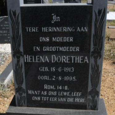 RENSBURG Helena Dorethea, Janse van 1913-1995