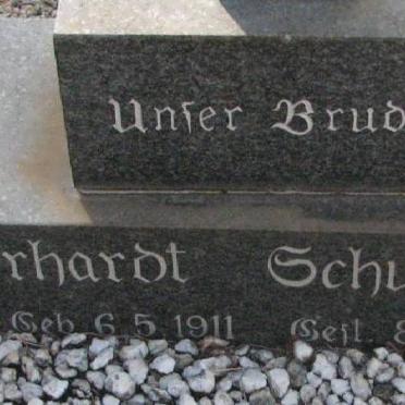 SCHULENBURG Gerhardt 1911-1915