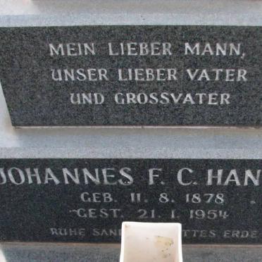 HANSEN Johannes F.C. 1878-1954