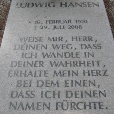 HANSEN Ludwig 1920-2008