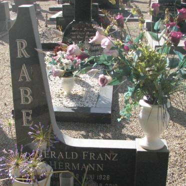 RABE Herald Franz Hermann 1926-2010