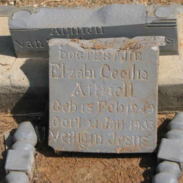ATTWELL Elzabi Cecilia 1949-19?3