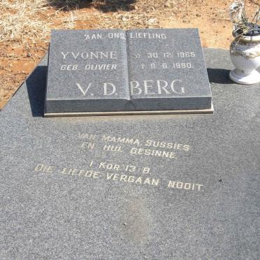 BERG Yvonne, v.d. nee OLIVIER 1965-1990