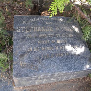 BESTER Stephanus Wynand 1888-1973