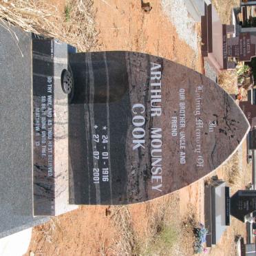 COOK Arthur Mounsey 1916-2001