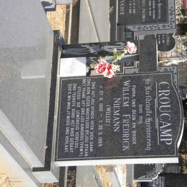 CROUCAMP Willem Fredrick Niemann 1950-1984