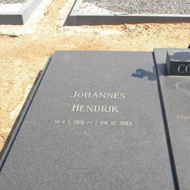 COETZEE Johannes Hendrik 1916-1993 