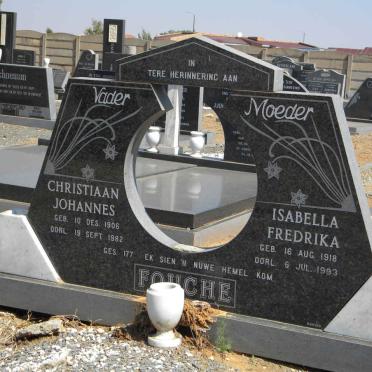 FOUCHE Christiaan Johannes 1906-1982 &amp; Isabella Fredrika 1918-1993