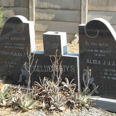 GELDENHUYS Christiaan L. 1898-1975 &amp; Alida J.J.A. FIVAZ 1905-1992