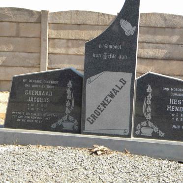 GROENEWALD Coenraad Jacobus 1909-1975 &amp; Hester Hendrina 1909-1995