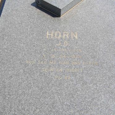 HORN J.O. 1948-1994
