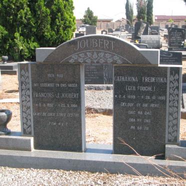 JOUBERT Francois J. 1892-1964 &amp; Catharina Frederika FOUCHE 1899-1990