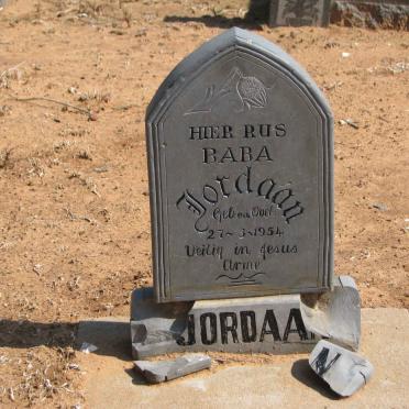 JORDAAN Baba 1954-1954