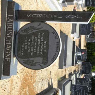 LABUSCHAGNE Jan Jacobus 1950-1994