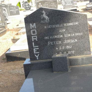 MORLEY Peter Jordan 1952-1972