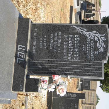 NEL Charlotte Magrietha nee BEZUIDENHOUT 1927-2001