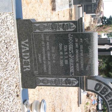 OBERHOLZER Jacobus Johannes 1911-1960