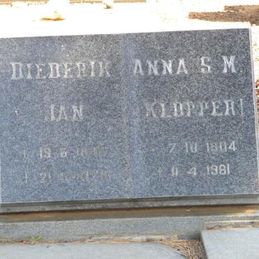 OPPERMAN Diederik Jan 1895-1978 &amp; Anna S.M. KLOPPER 1904-1981
