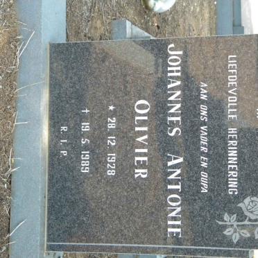 OLIVIER Johannes Antonie 1928-1989