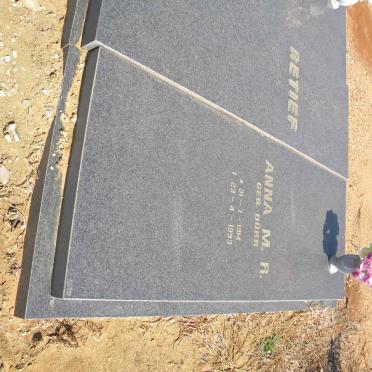 RETIEF Willem J. 1901-1994 &amp; Anna M.R. DÜRR 1914-1993