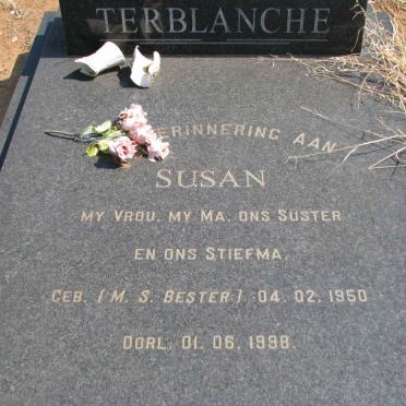 TERBLANCHE M.S. nee BESTER 1950-1998
