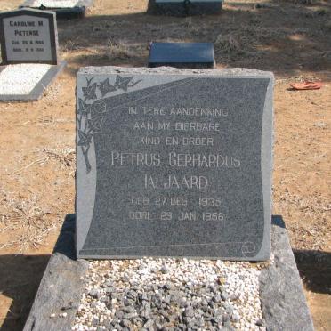 TALJAARD Petrus Gerhardus 1935-1956