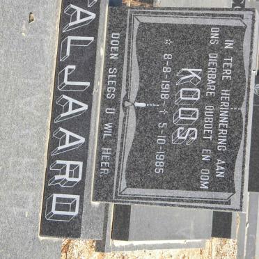 TALJAARD Koos 1918-1985