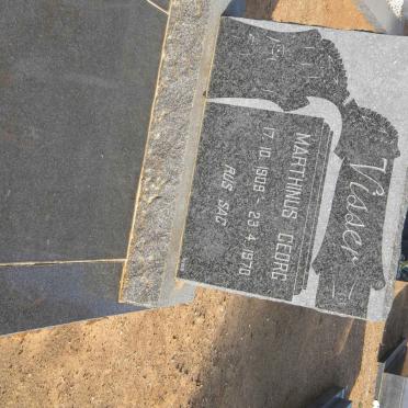 VISSER Marthinus Georg 1909-1970