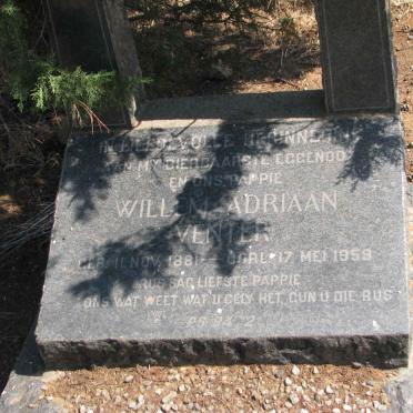 VENTER Willem Adriaan 1881-1959