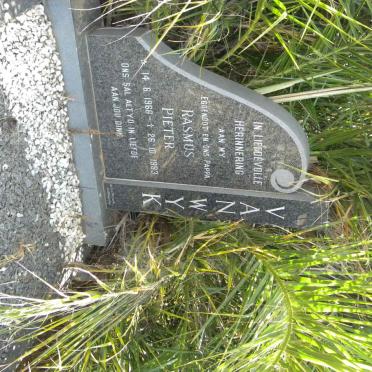 WYK Rasmus Pieter, van 1966-1993