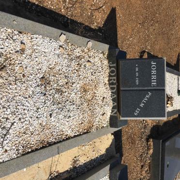 JORDAAN Jorrie 1929-