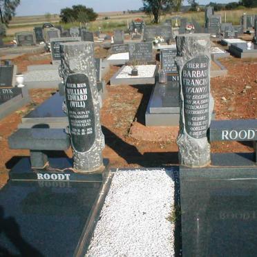 ROODT William Edward 1924-1999 &amp; Barbara Francina 1922-1993