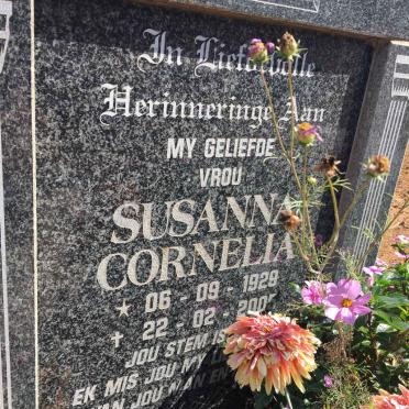 VENT? Susanna Cornelia 1929-2005