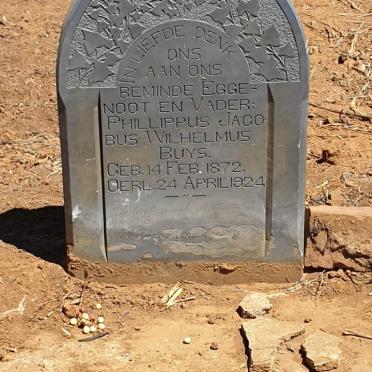 BUYS Phillippus Jacobus Wilhelmus 1872-1924