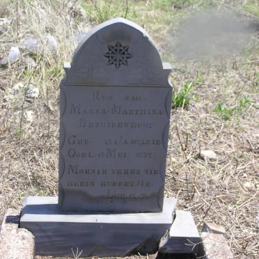 BEZUIDENHOUT Maria Marthina 1933-1933