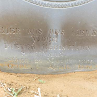 STEINMAN Pieter Christiaan 1865-1936