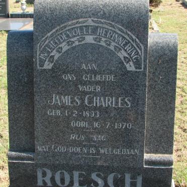 ROESCH James Charles 1893-1970