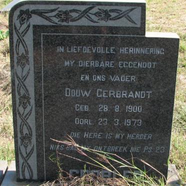 GROBLER Douw Gerbrandt 1900-1973