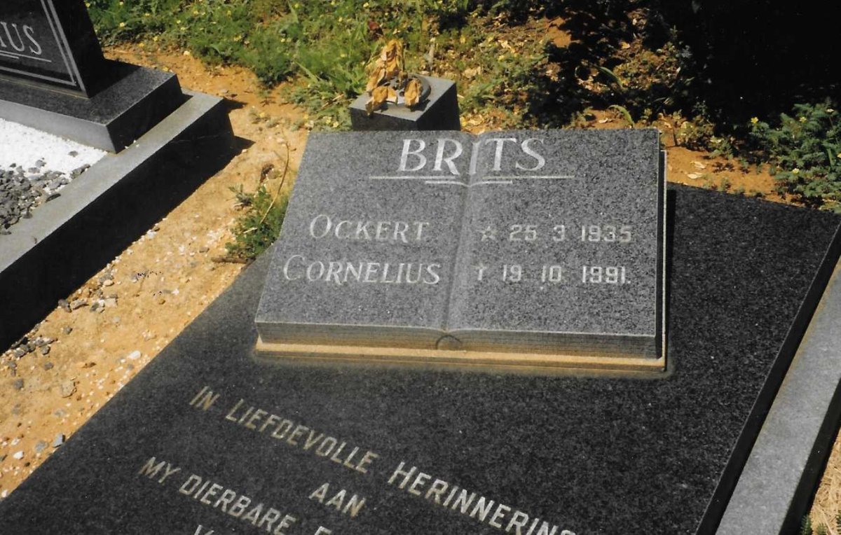 BRITS Ockert Cornelius 1935-1991