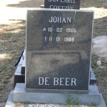 BEER Johan, de 1905-1988