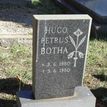 BOTHA Hugo Petrus 1980-1980