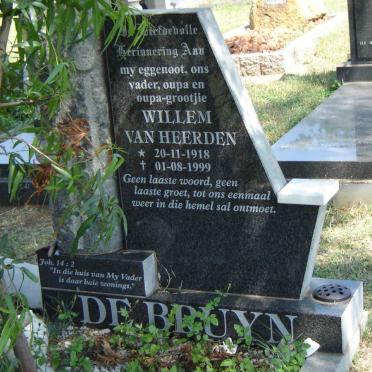 BRUYN Willem van Heerden, de 1918-1999