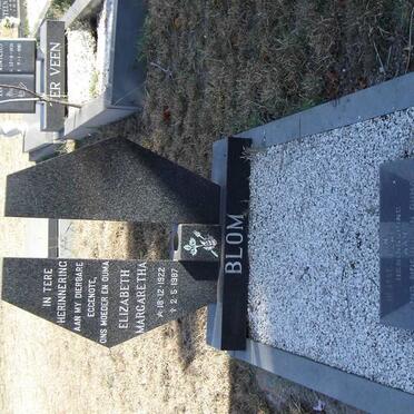 BLOM Elizabeth Margaretha 1922-1987 :: DU PLESSIS Elize 1947-1997_1